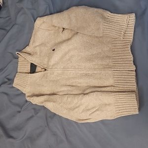 Boys Polo by Ralph Laure. Grey Zipper Sweater